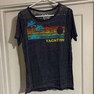 Chaser Vacation Tee with Colorful Graphic